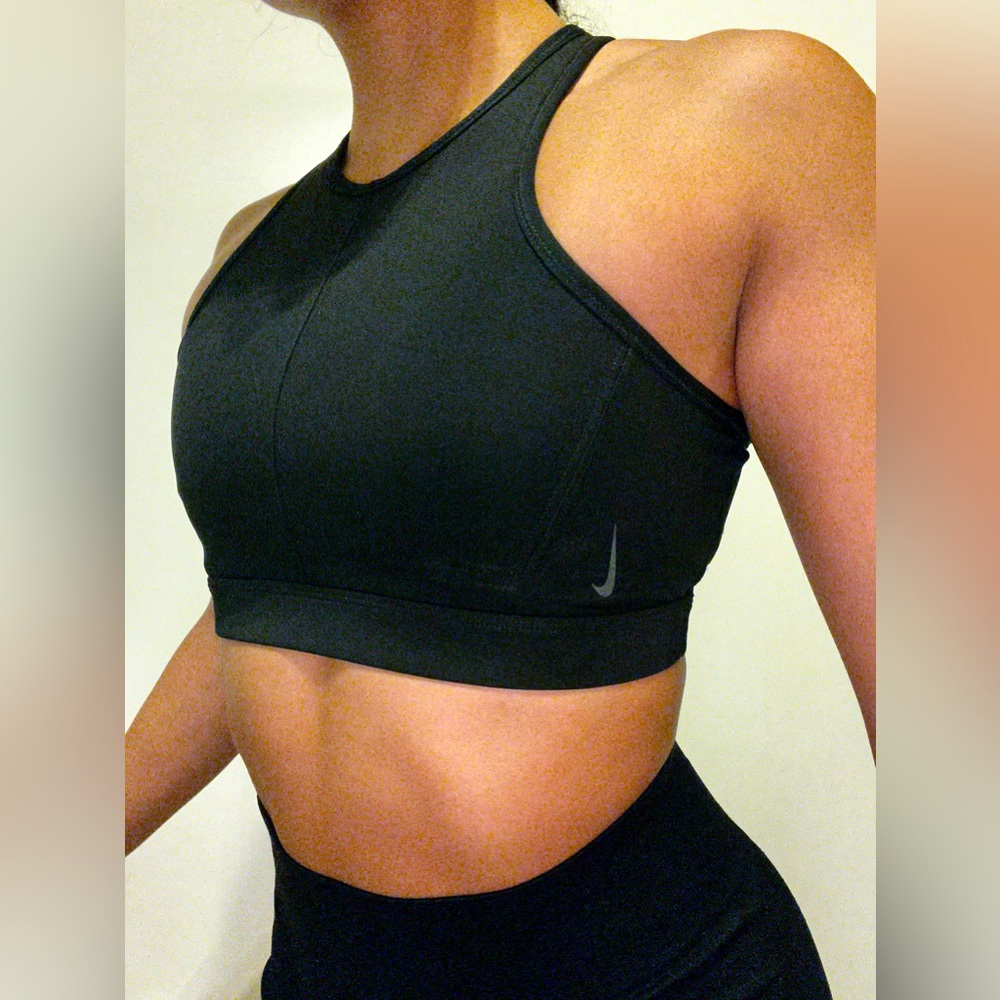 Nike black sports bra